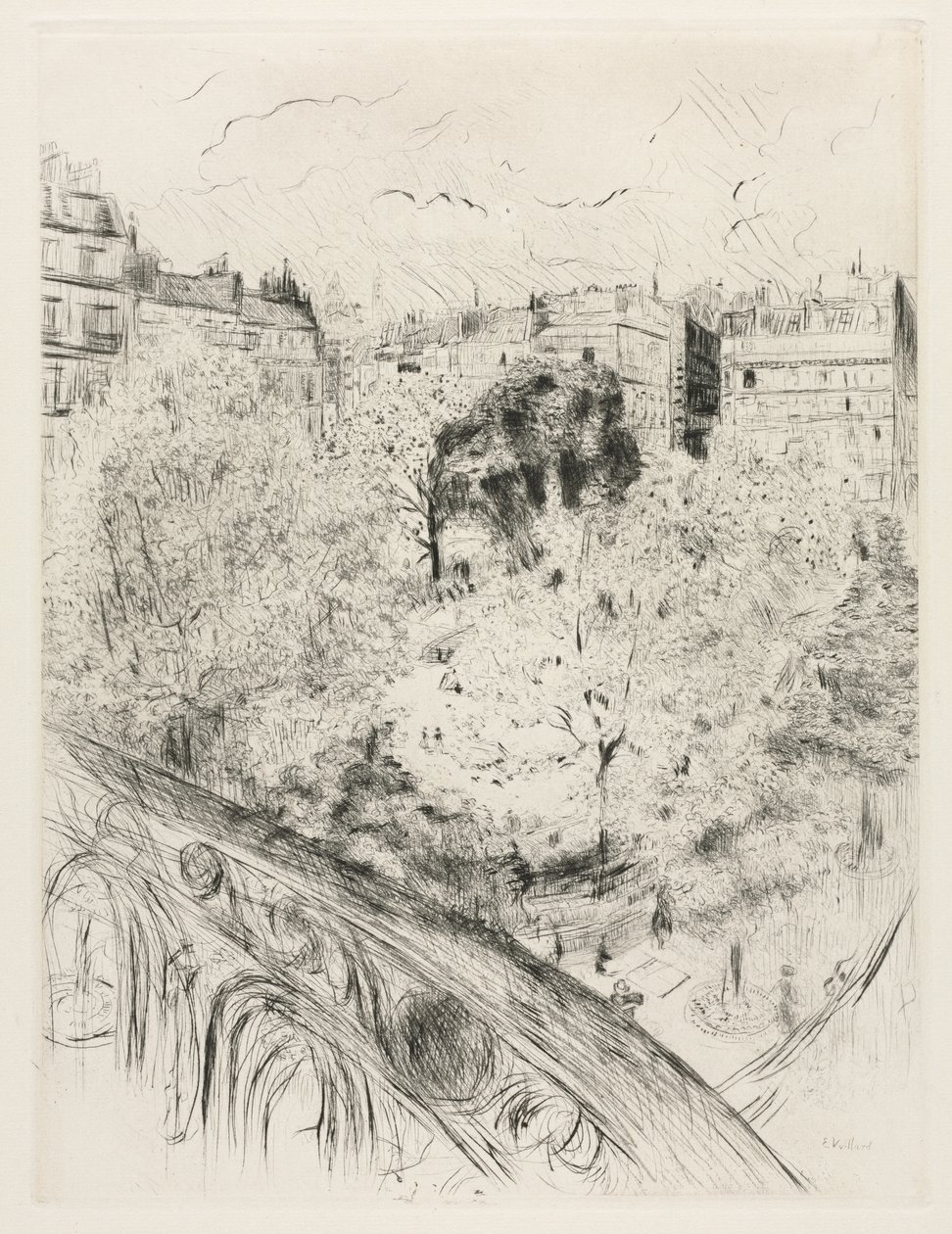 Square Vintimille von Edouard Vuillard