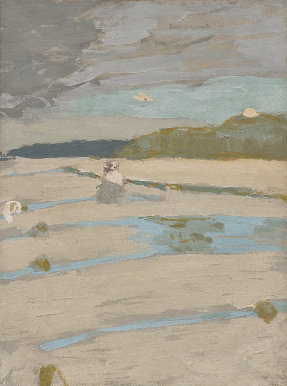 Der Strand von Saint-Jacut von Edouard Vuillard