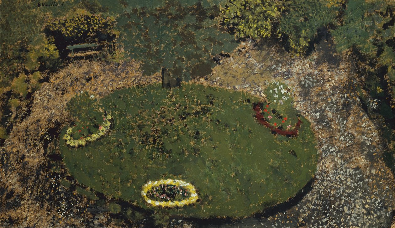 Der runde Rasen von Edouard Vuillard