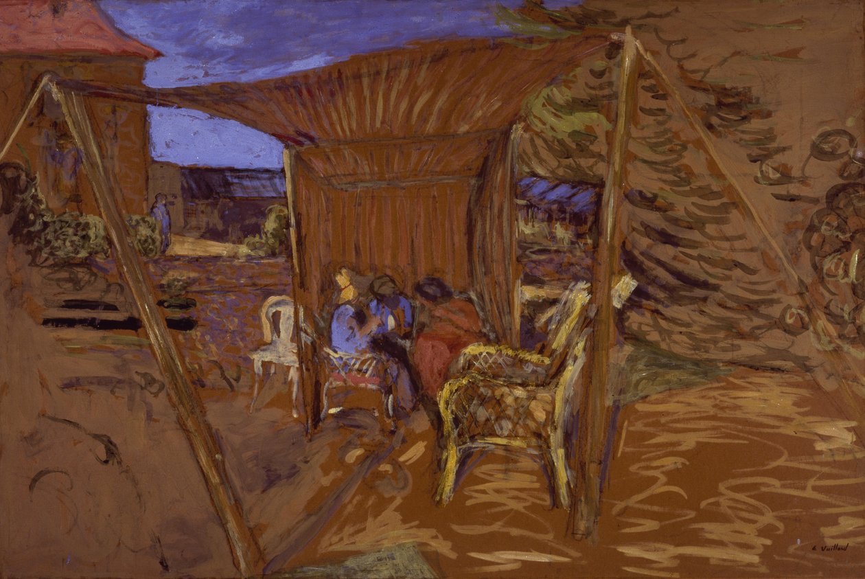 Das Zelt, 1908 von Edouard Vuillard