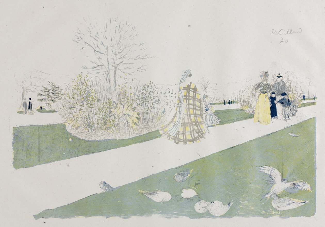 Der Tuileriengarten von Edouard Vuillard