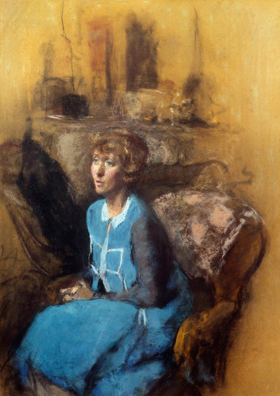 Das blaue Kleid von Edouard Vuillard