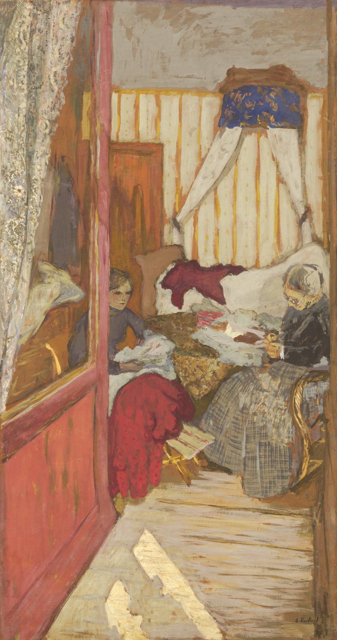 Frauen beim Nähen von Edouard Vuillard