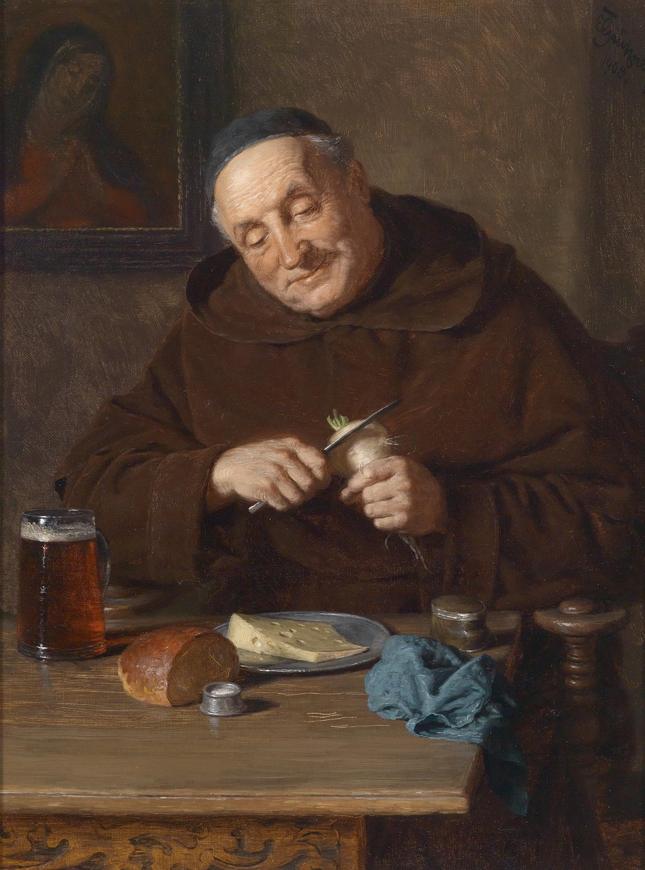 Brotzeit von Eduard von Grutzner