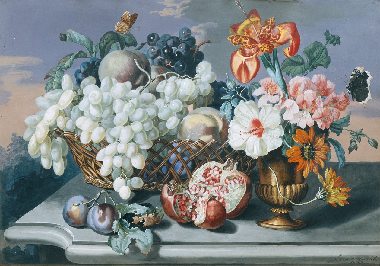 Blumen und Früchte von Eduard Hirschler