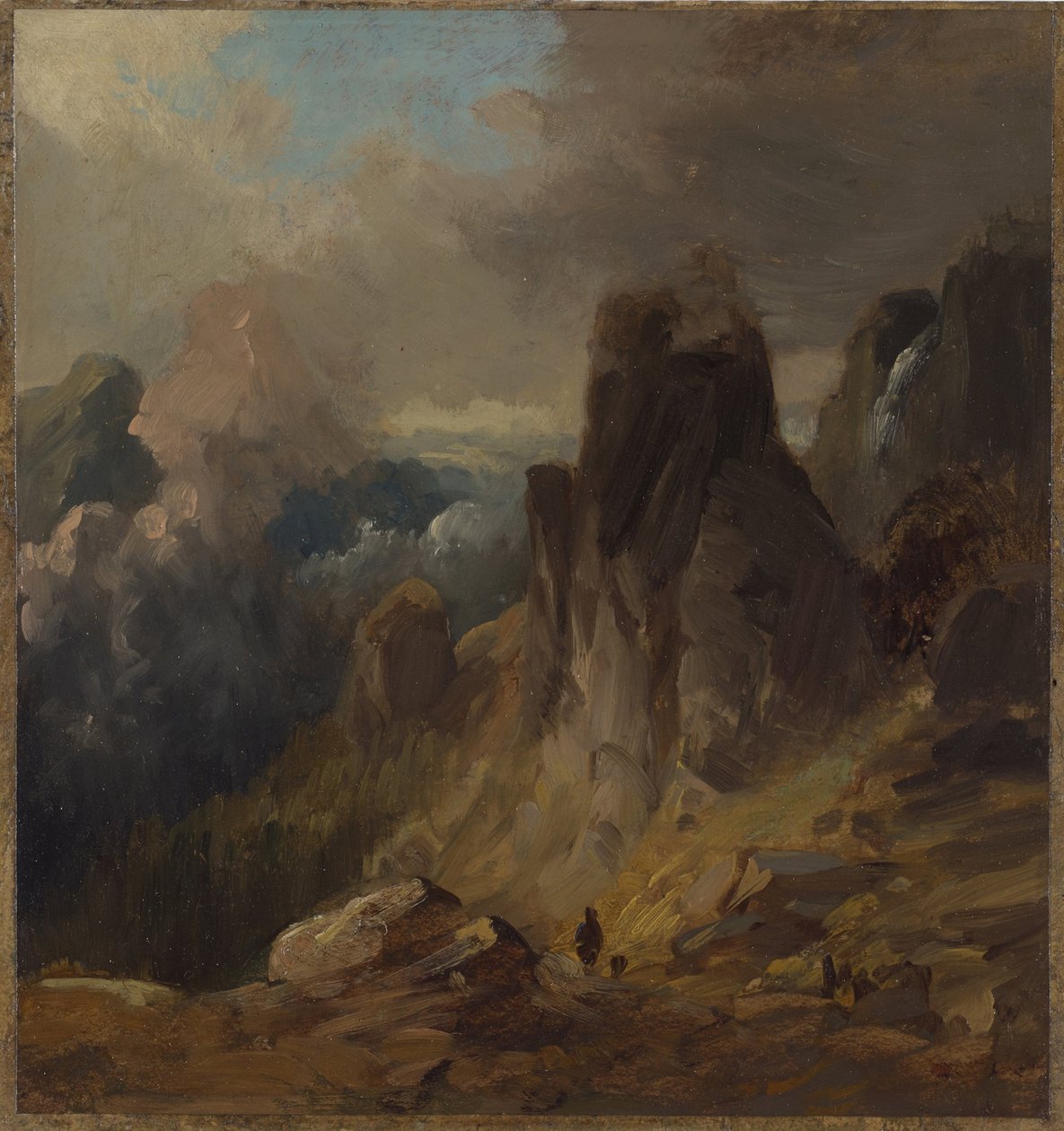 Kampenwand von Eduard Schleich der Ältere
