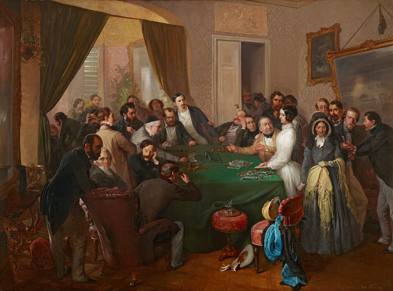 Va banque (Glücksspiel) von Eduard Swoboda