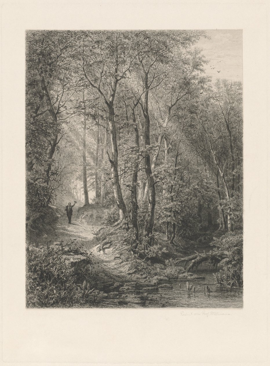 Frühling von Eduard Willmann, after Julius Mařák
