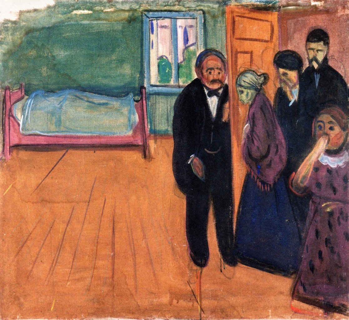 Der Geruch des Todes von Edvard Munch