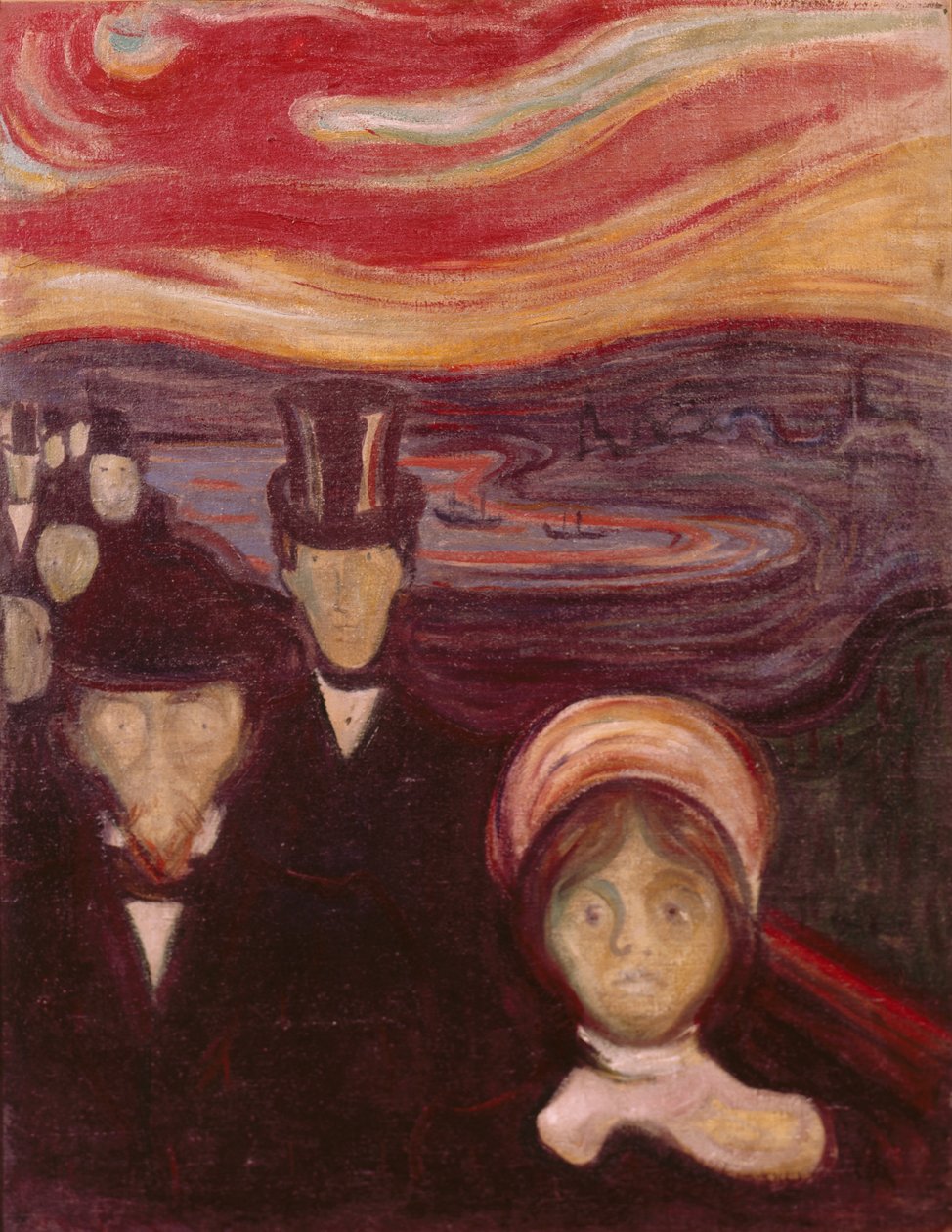 Angst von Edvard Munch