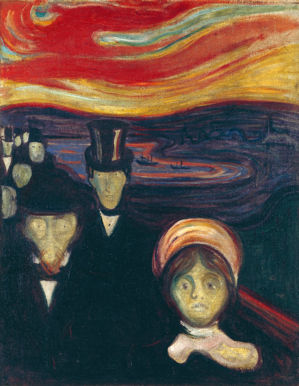 Angst von Edvard Munch
