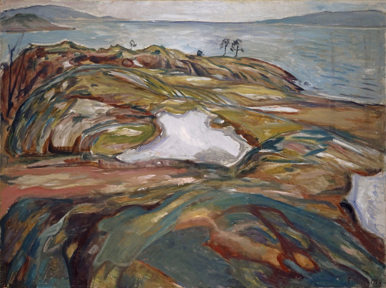 Küstenlandschaft von Edvard Munch