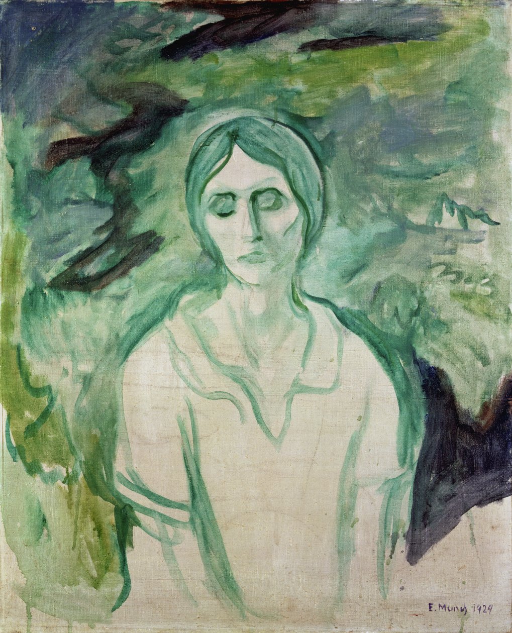 Gotisches Mädchen von Edvard Munch