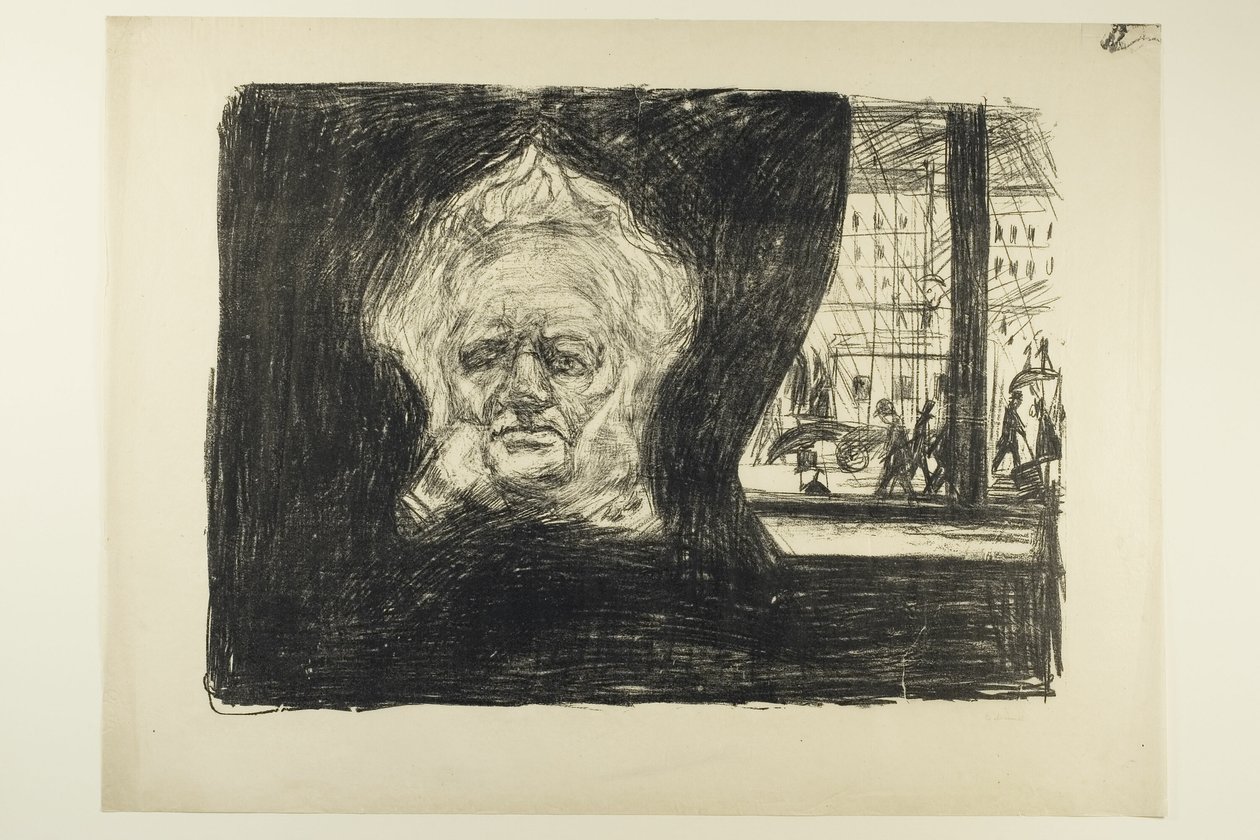 Henrik Ibsen im Grand Café von Edvard Munch