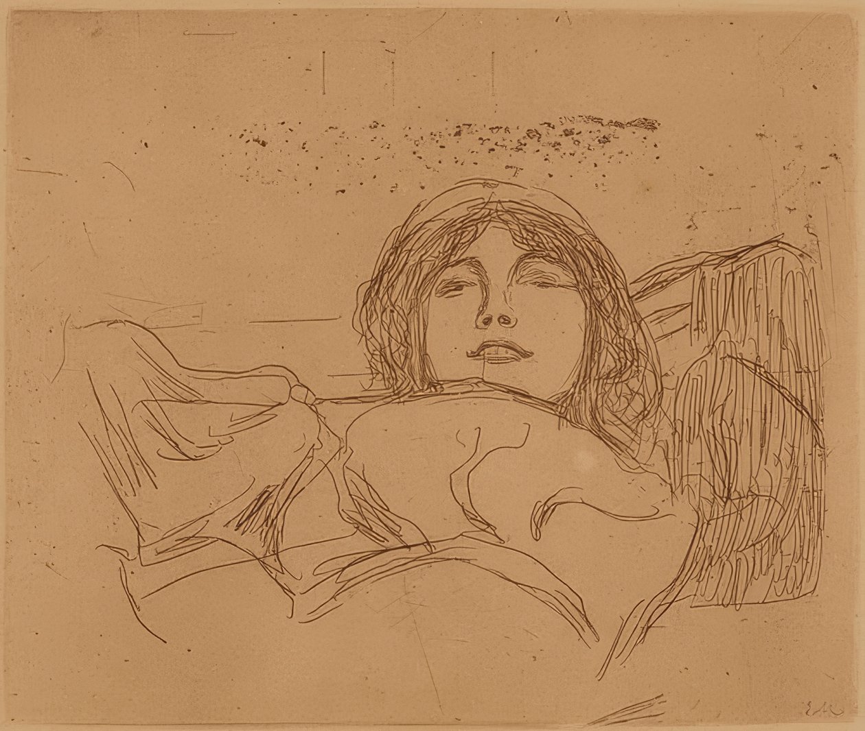 Junge Frau von Edvard Munch