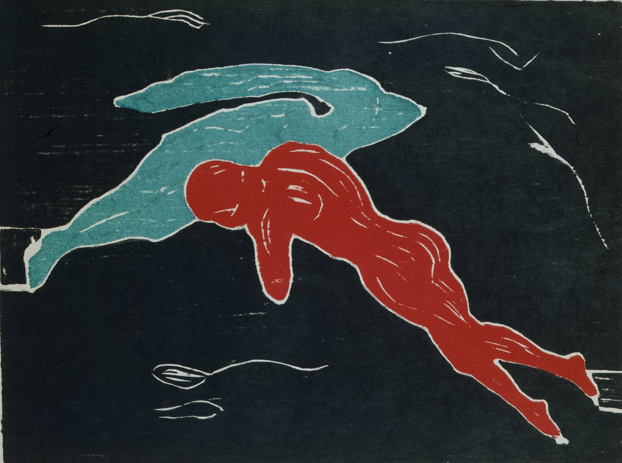 Treffen im Weltraum von Edvard Munch
