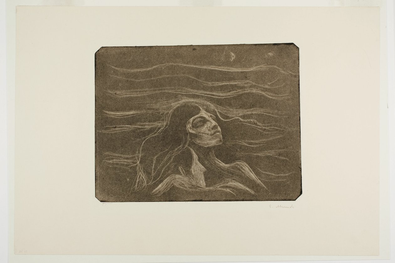 Auf den Wellen der Liebe von Edvard Munch