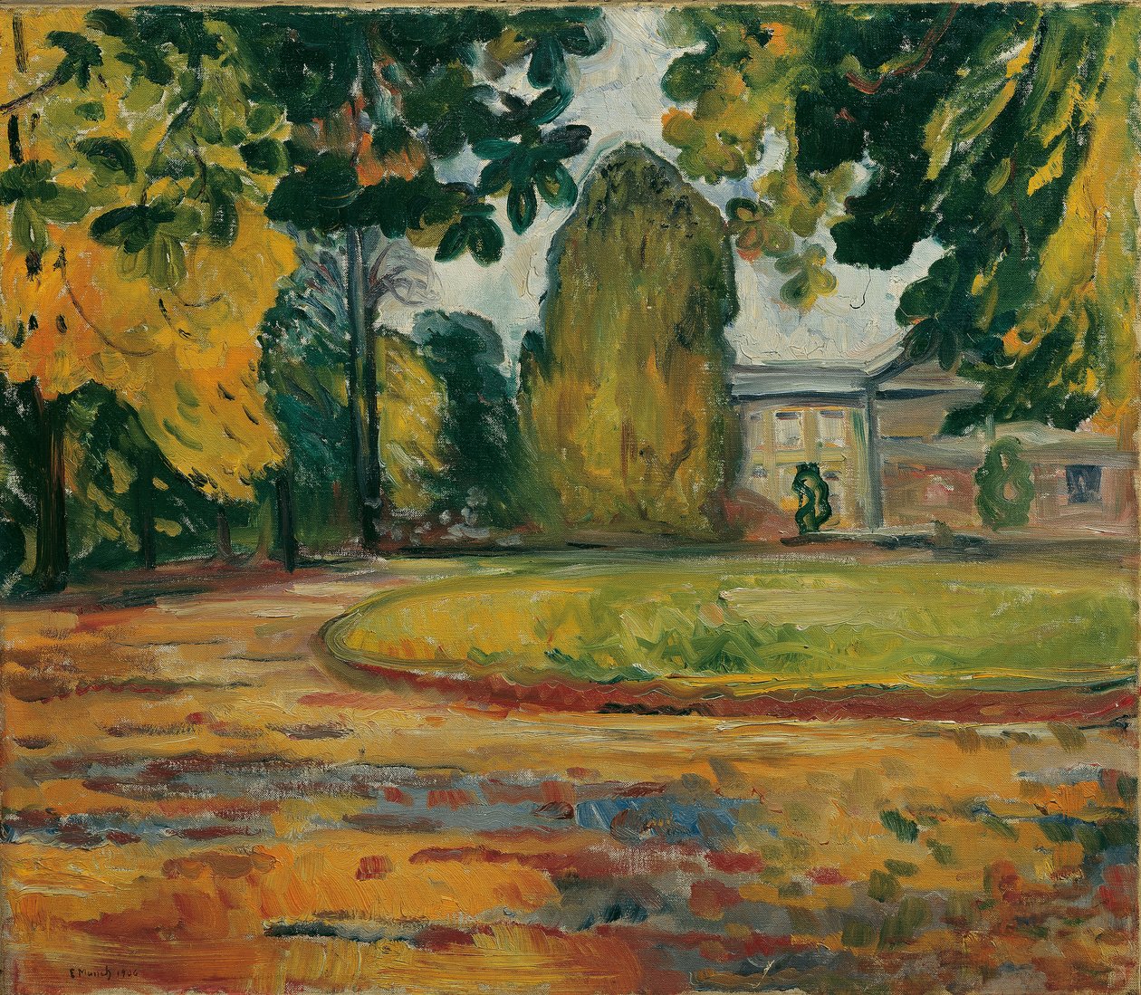 Park in Kösen von Edvard Munch