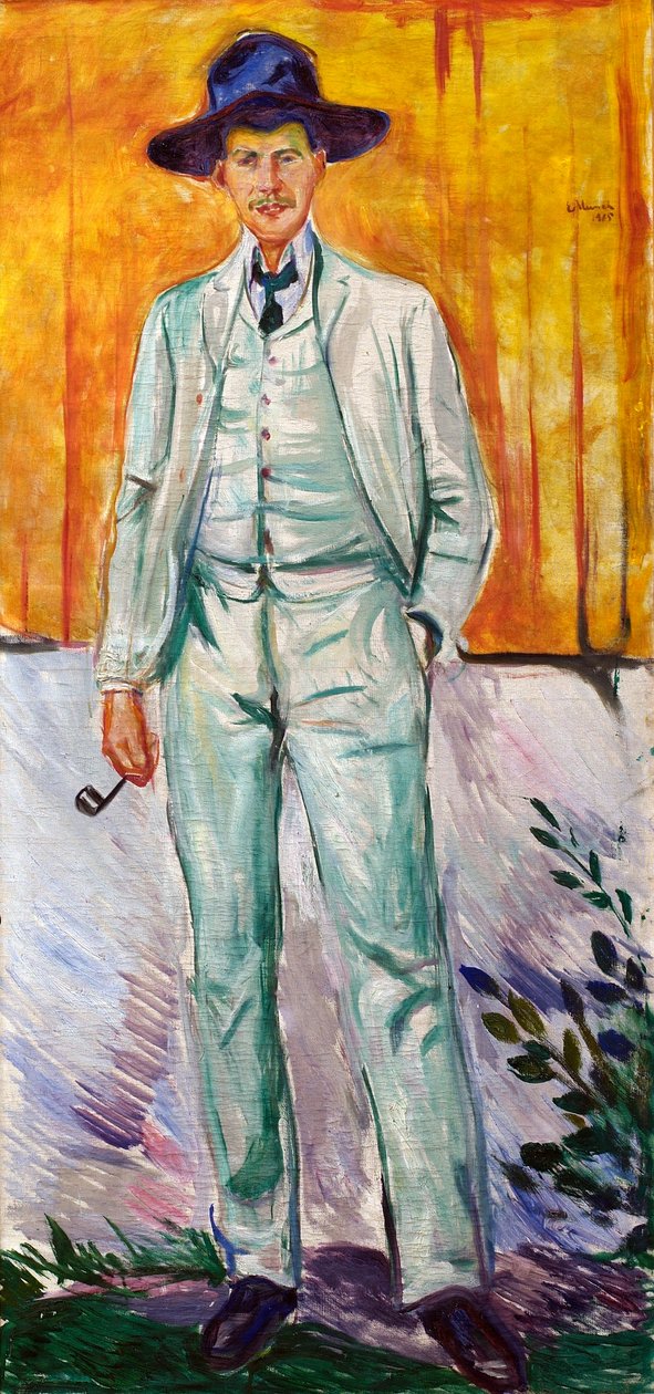 Porträt des Malers Ludvig Karsten von Edvard Munch