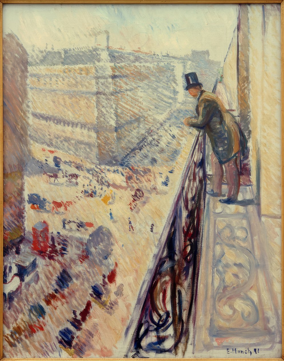 Rue Lafayette von Edvard Munch
