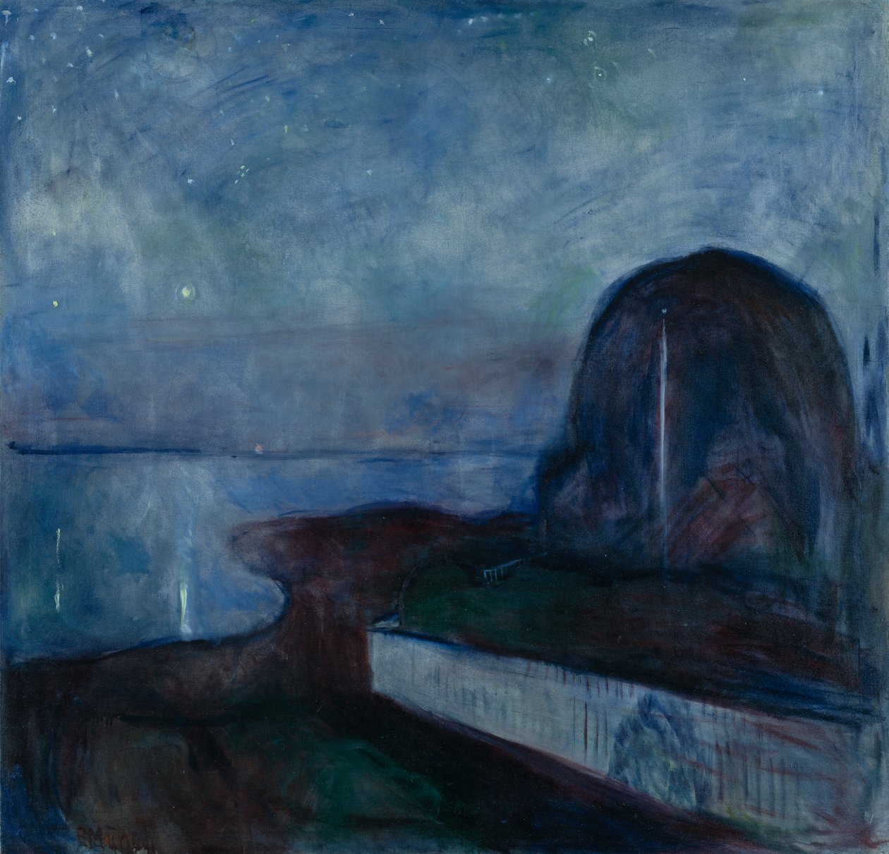 Sternennacht von Edvard Munch