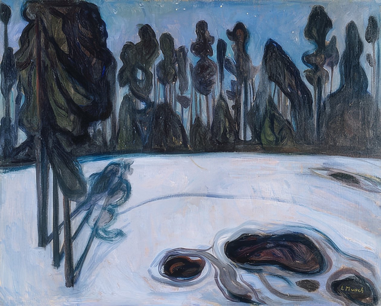 Sternennacht von Edvard Munch