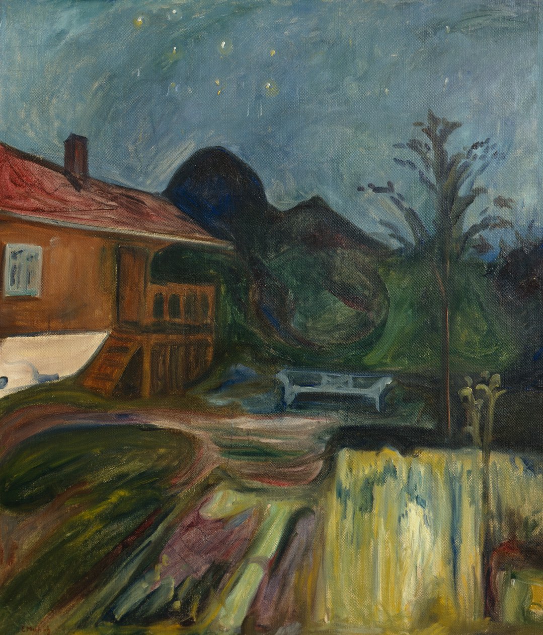 Sommernacht in Åsgårdstrand von Edvard Munch