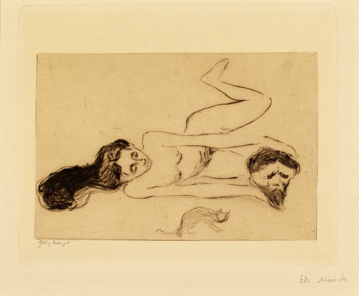 Die Katze von Edvard Munch
