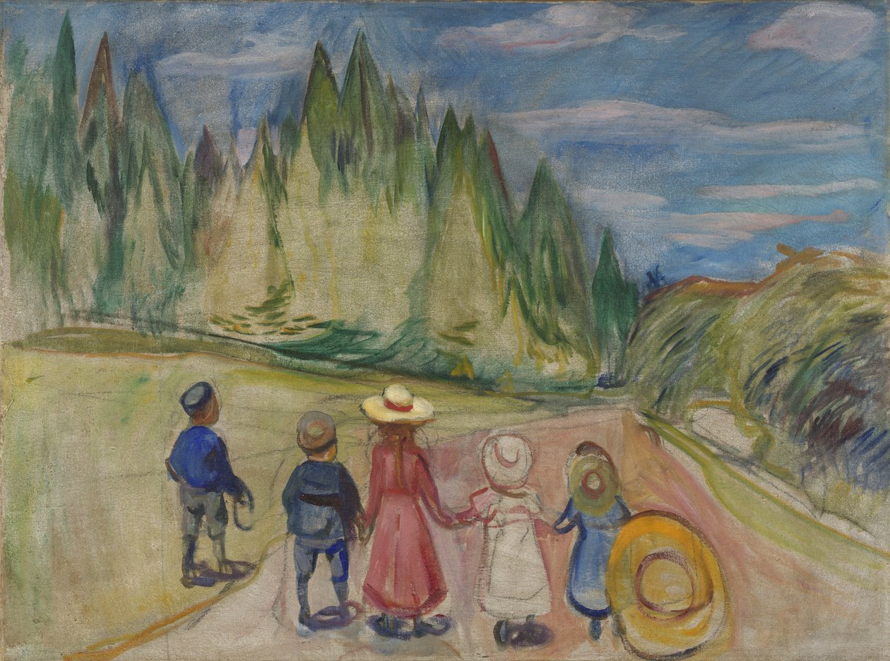 Der Märchenwald von Edvard Munch