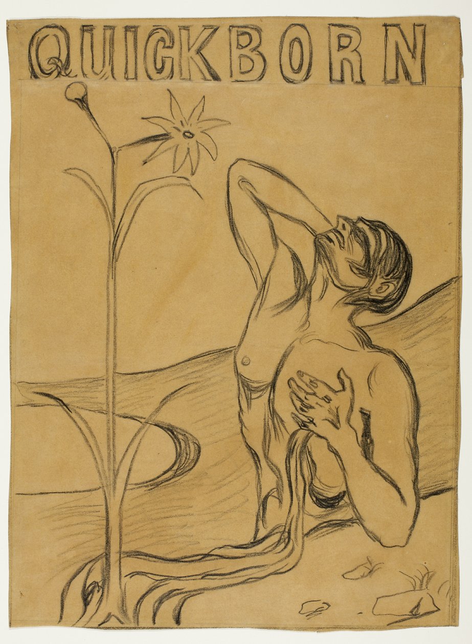 Die Blume des Schmerzes von Edvard Munch