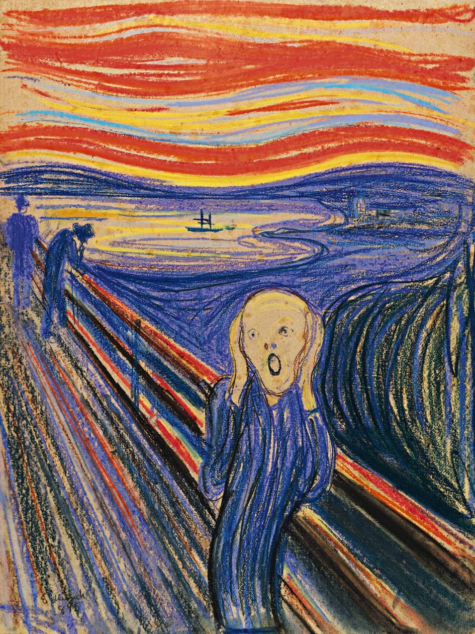 Der Schrei, 1895 von Edvard Munch