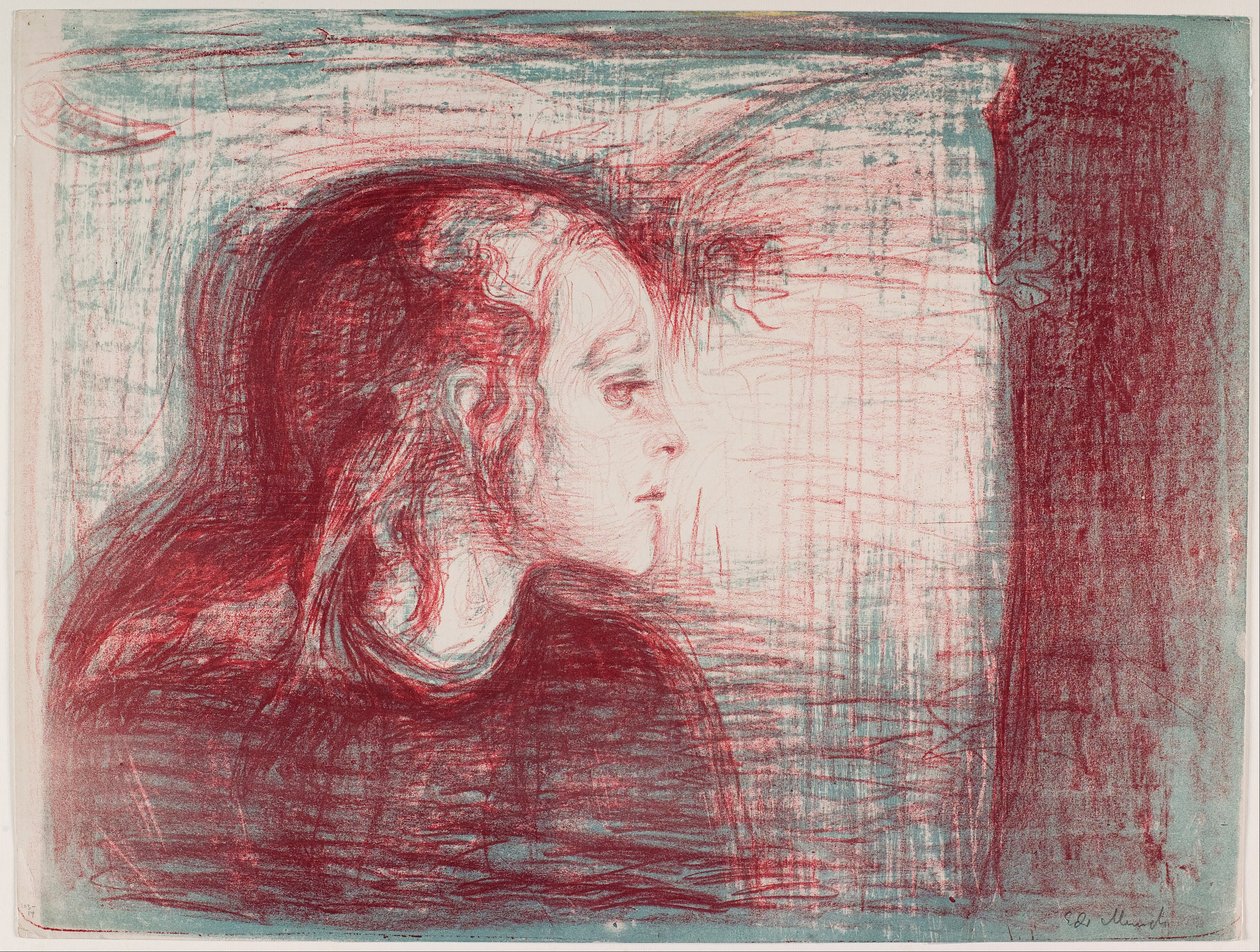 Das kranke Kind I von Edvard Munch
