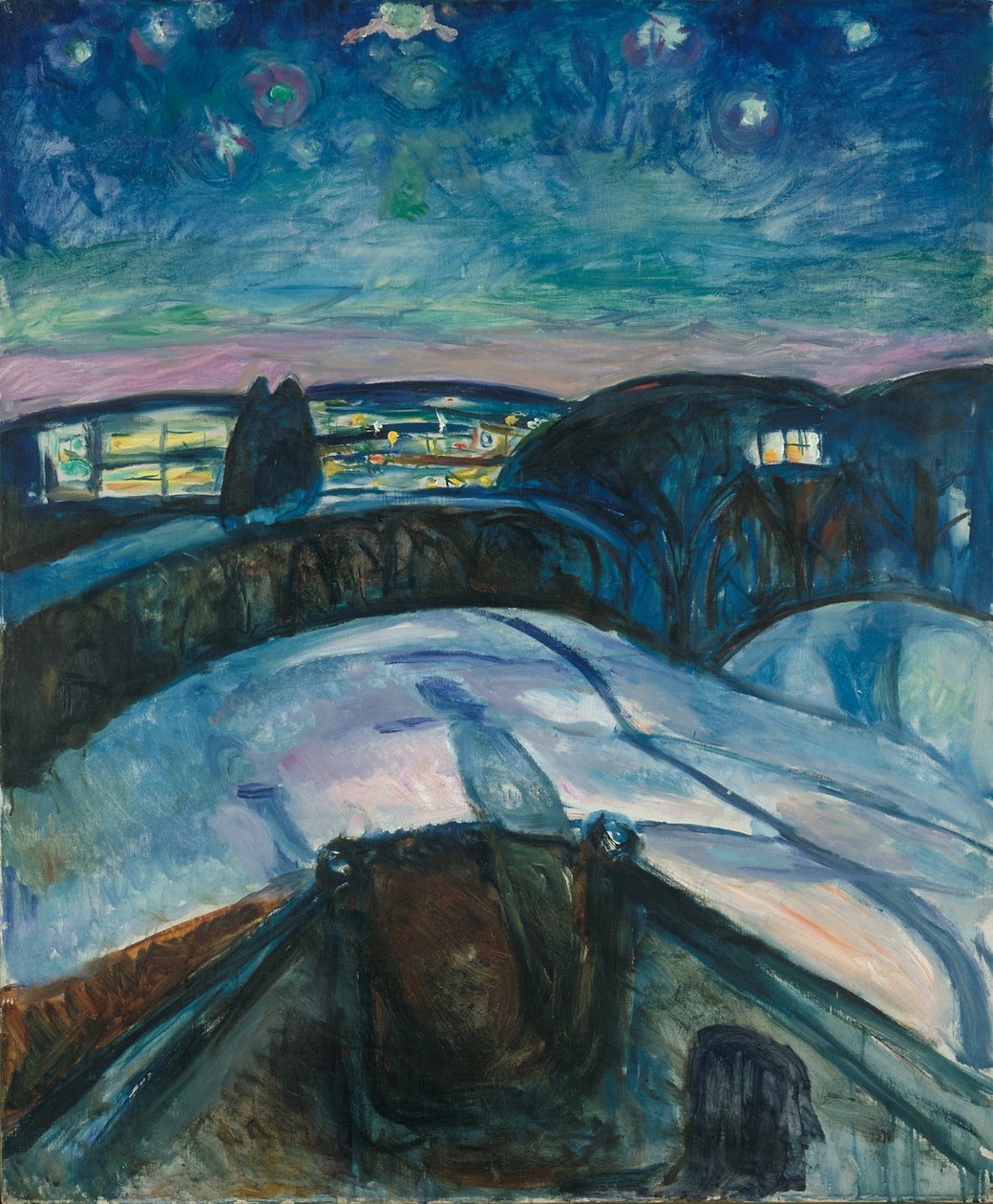 Die Sternennacht von Edvard Munch