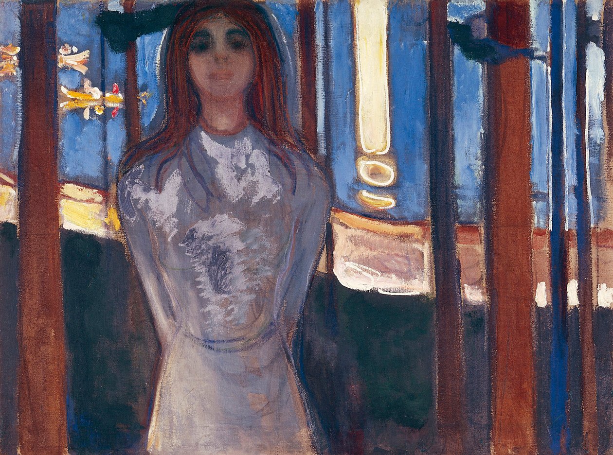 Die Stimme / Sommernacht von Edvard Munch