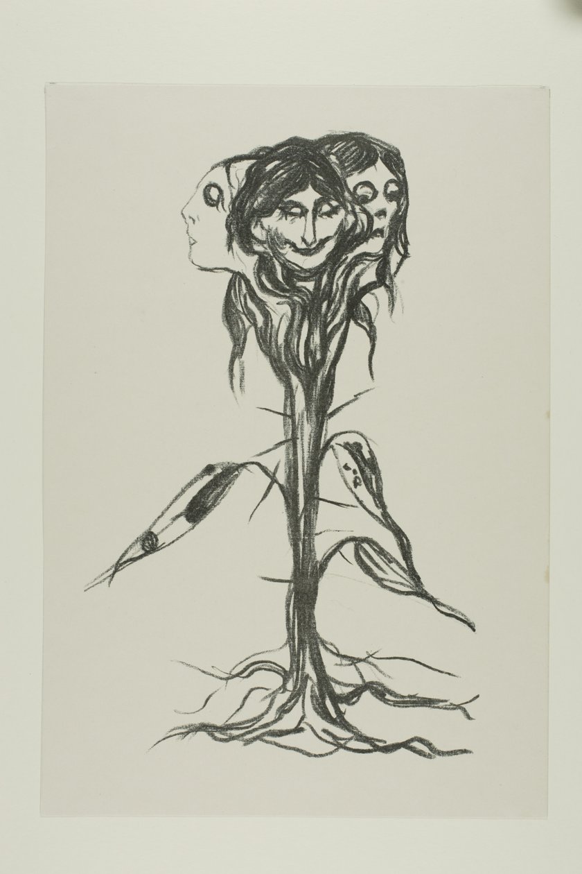 Vignette: Amaryllis von Edvard Munch