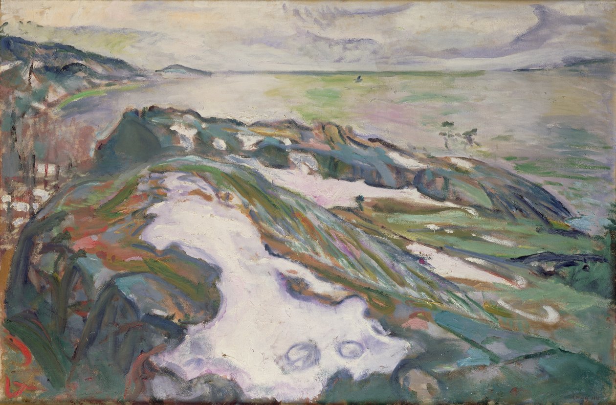Winterlandschaft von Edvard Munch