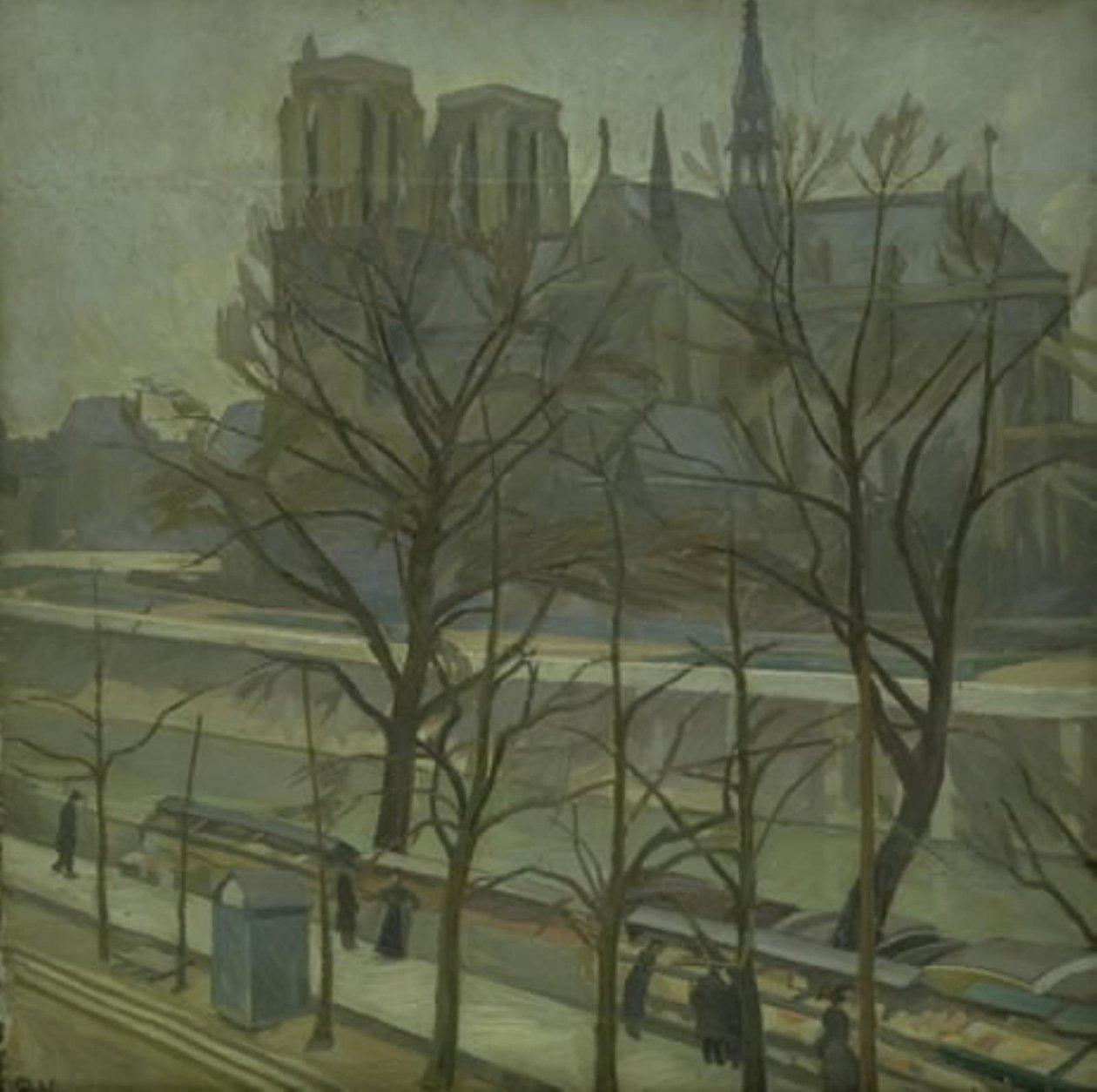 Vom Quai de la Tournelle, Paris von Edvard Weie