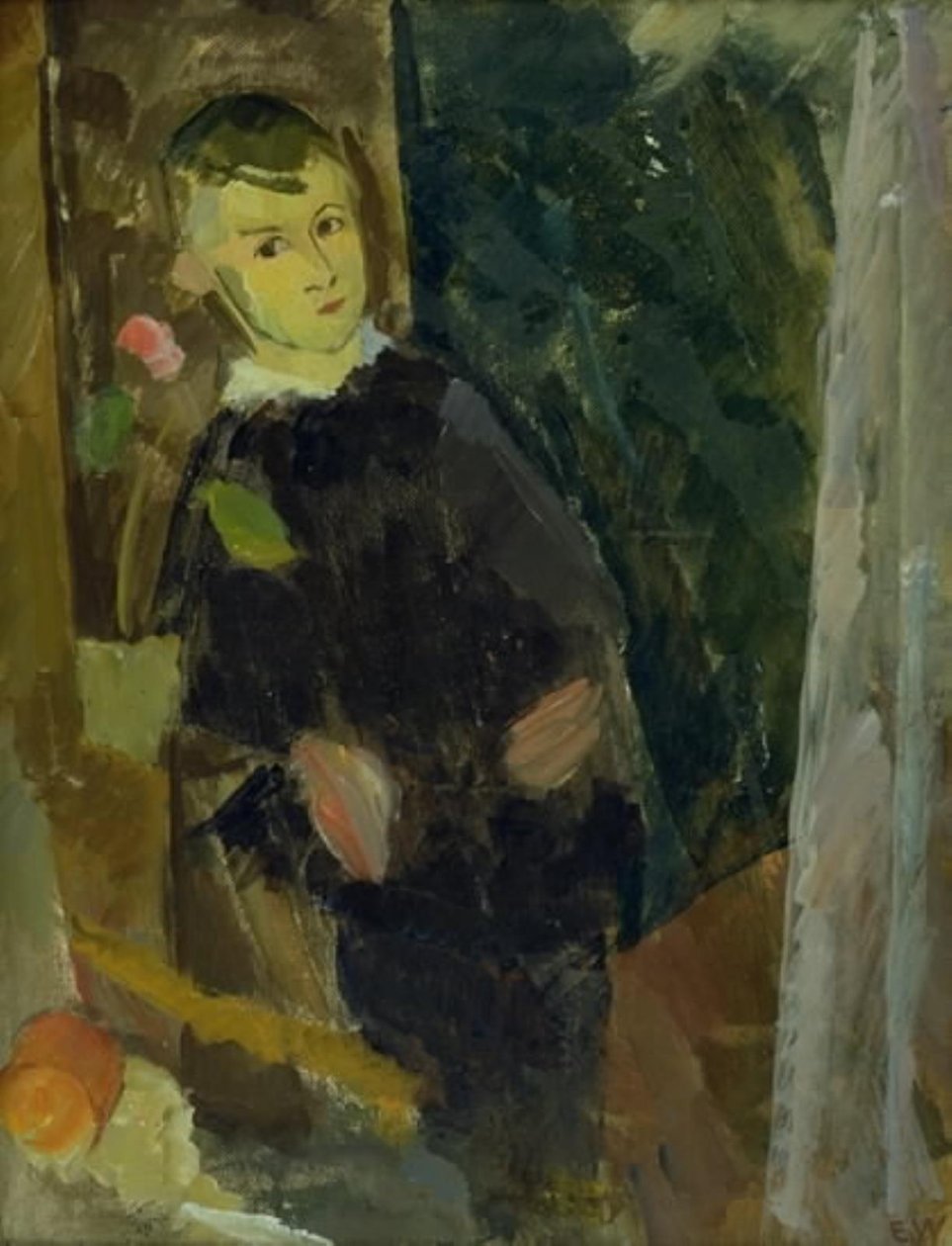 Porträt eines Jungen von Edvard Weie