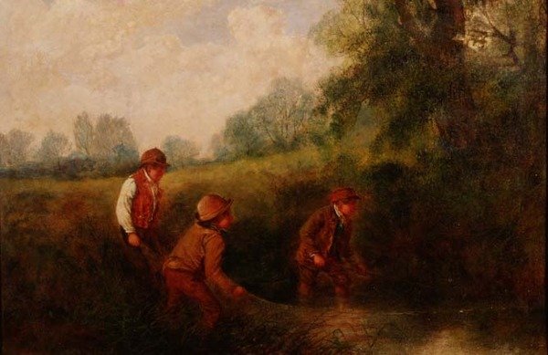 Die Wilderer, 19. Jahrhundert von Edward Charles Barnes