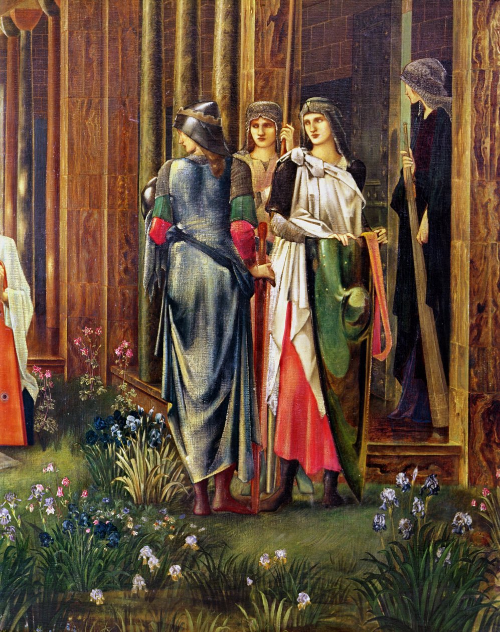 Der Schlaf von König Artus in Avalon (Detail) von Edward Burne Jones