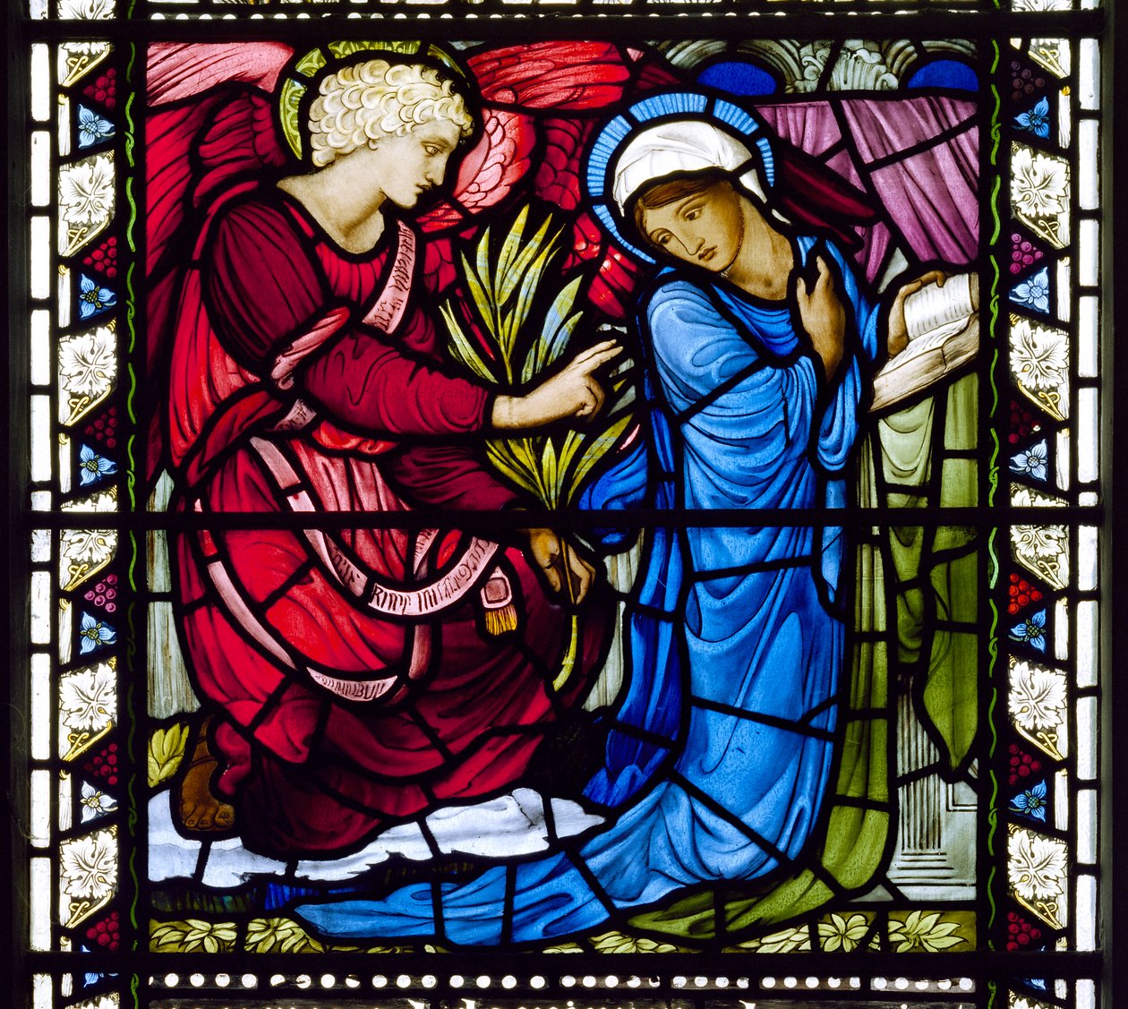 Kirkcaldy Old Kirk, Die Verkündigung von Edward Burne Jones