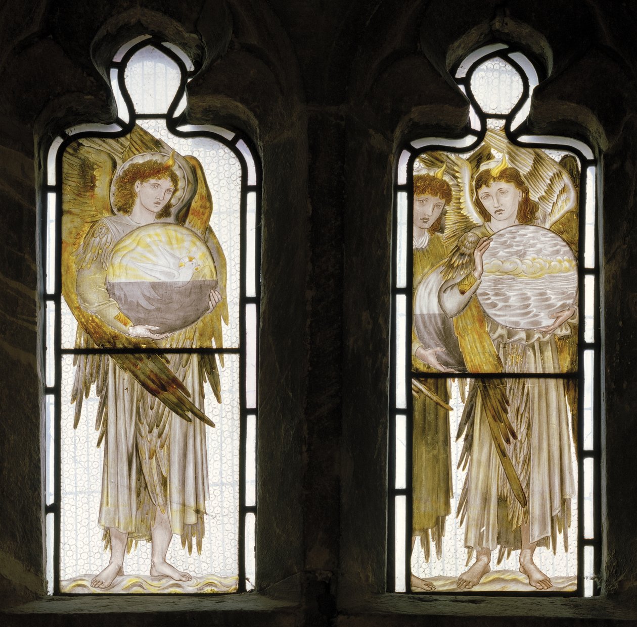 Die Tage der Schöpfung (Detail) von Edward Burne Jones