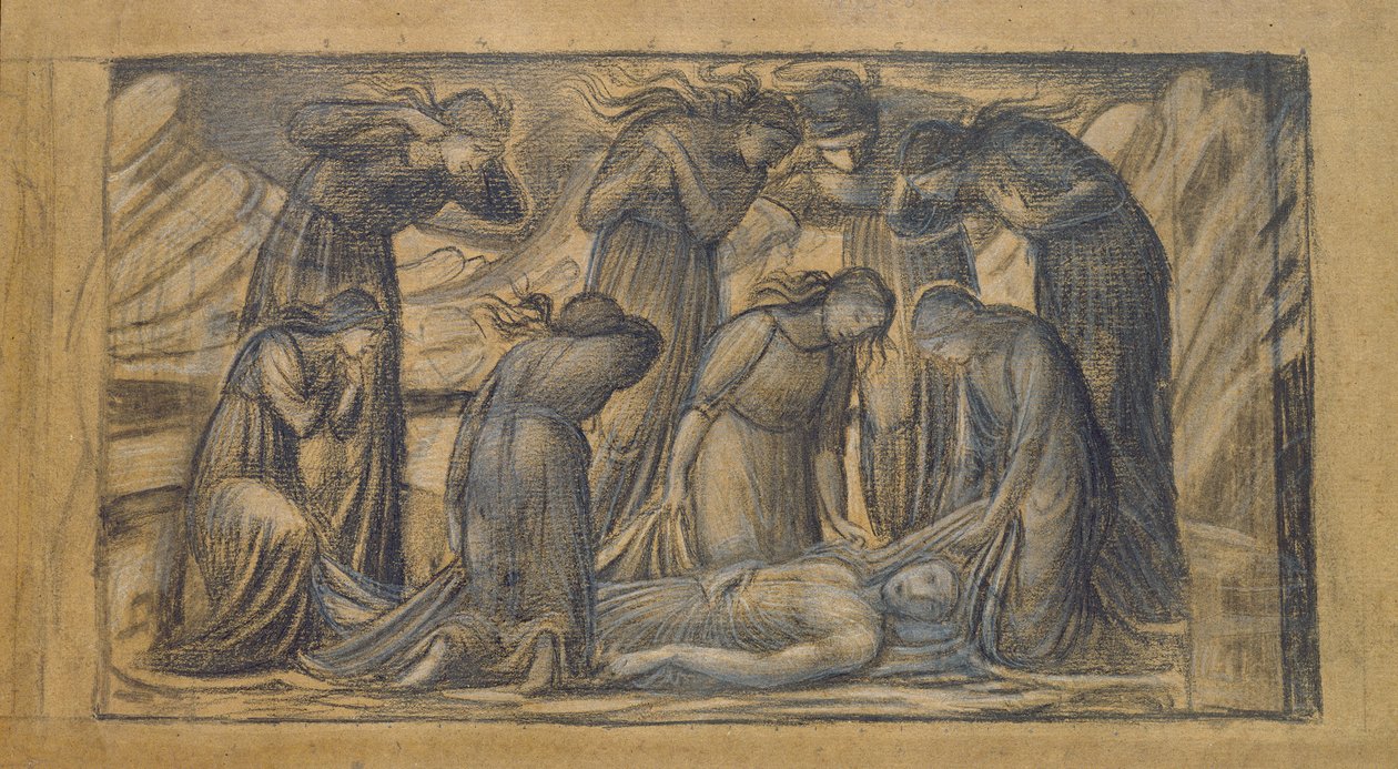 Der Tod des Orpheus von Edward Burne Jones