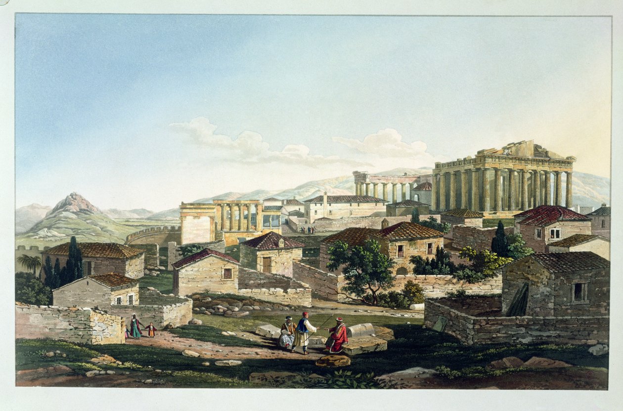 Die Westfassade des Parthenon, Tafel 19 aus Teil 4 von 