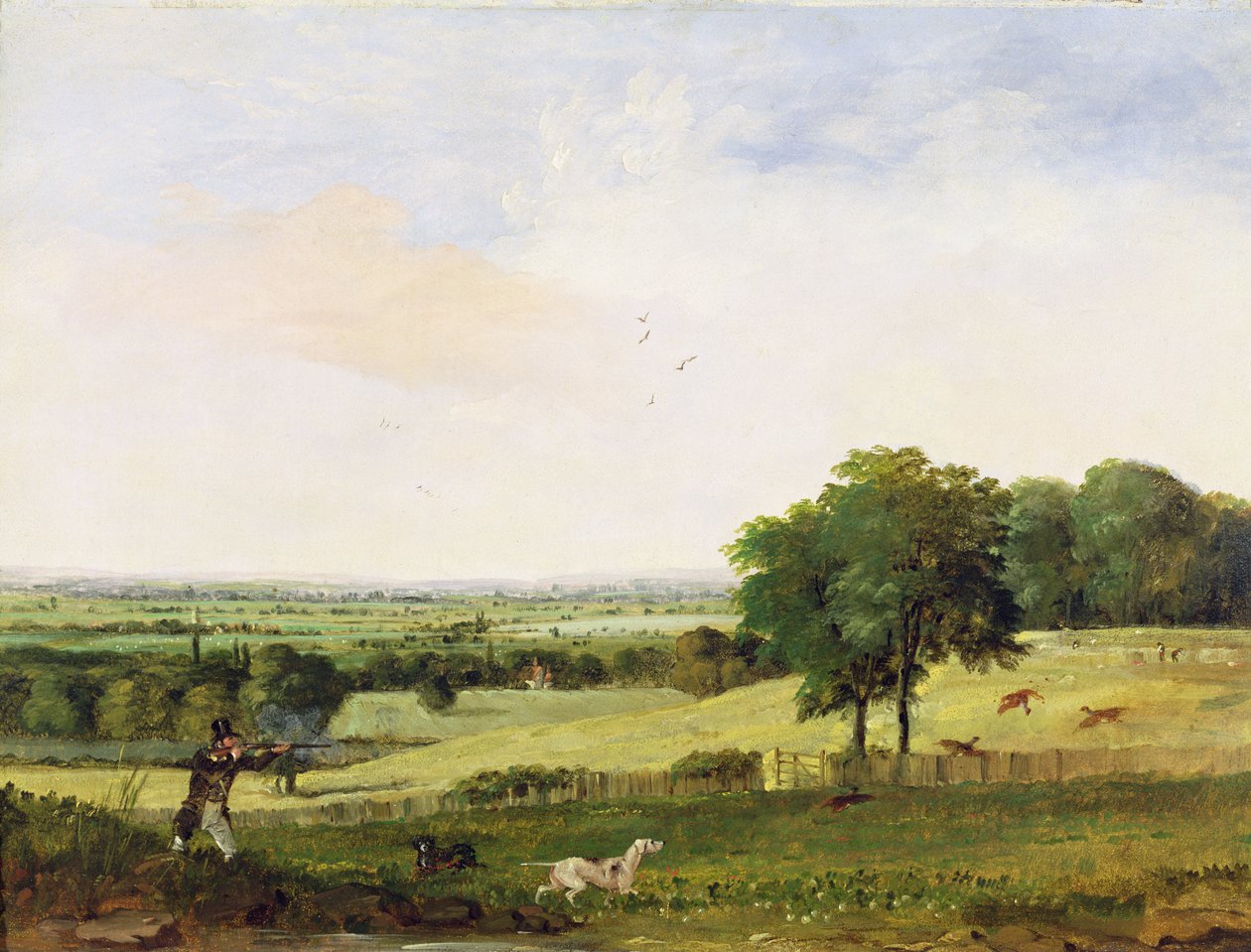 Rebhuhnjagd von Edward Duncan