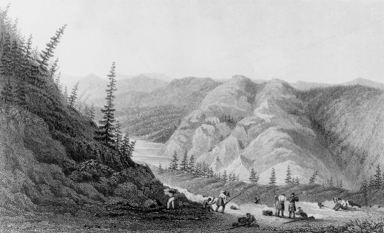 Ansicht auf den Ödlanden, 1826 von Edward Francis Finden