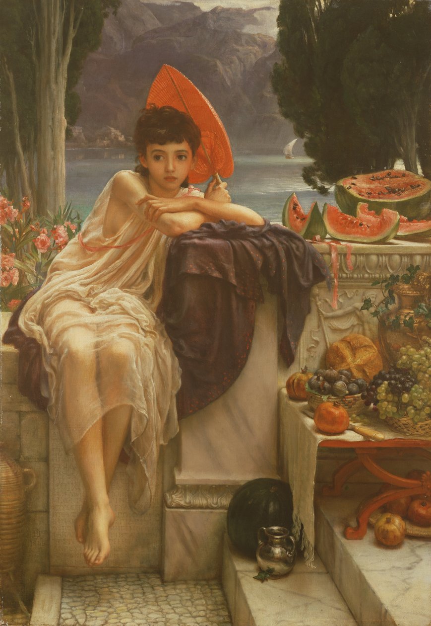 Auf den Tempelstufen, 1889 von Edward John Poynter