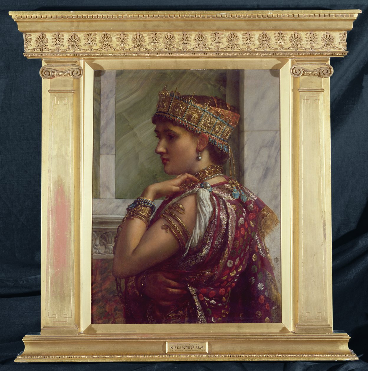 Zenobia gefangen, 1878 von Edward John Poynter