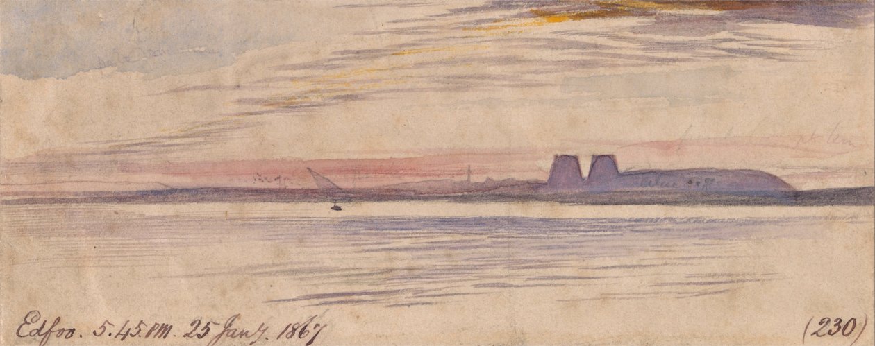 Edfu von Edward Lear
