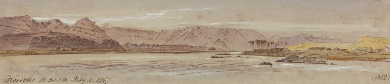 Korosko von Edward Lear